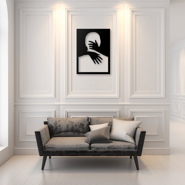 Metal wall art “Hug”