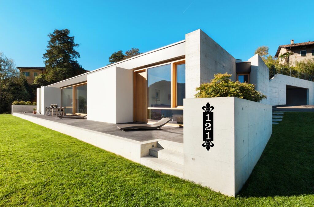 Mājas numura plāksne ELEGANCE