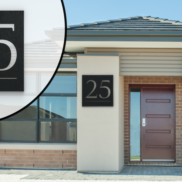 House number Underlined